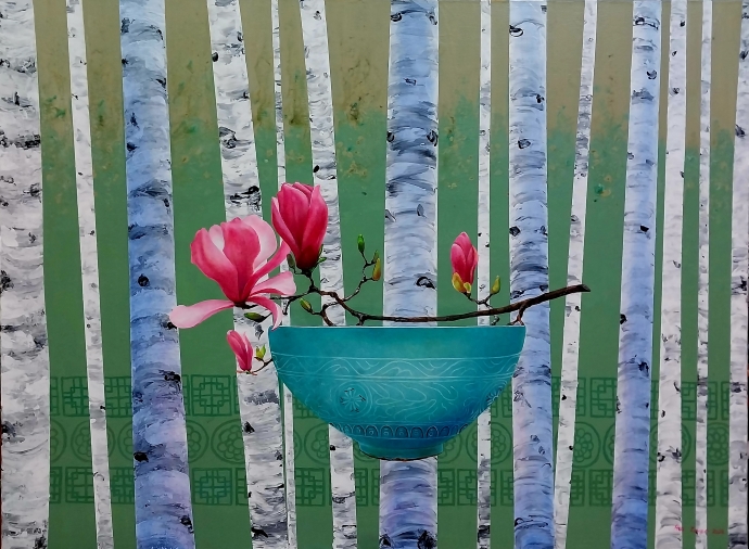 ° (), 130.3x97cm, oil painting, 2024