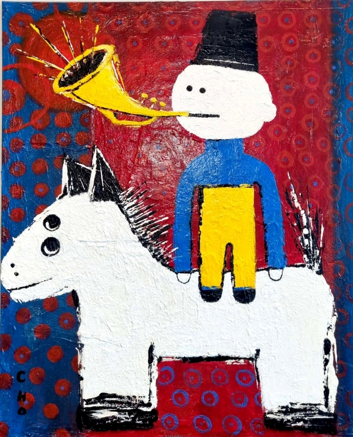 , 50X60cm, ũ, 2022