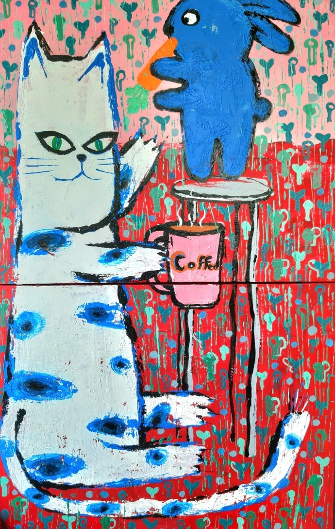 , 52x90cm, ũ, 2022