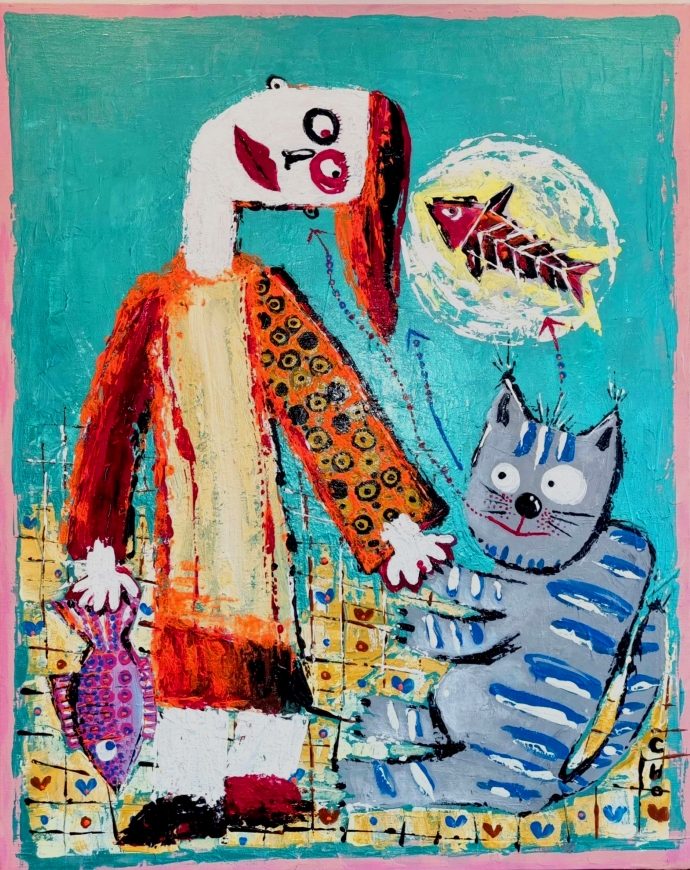 , 73x117cm, ũ, 2021