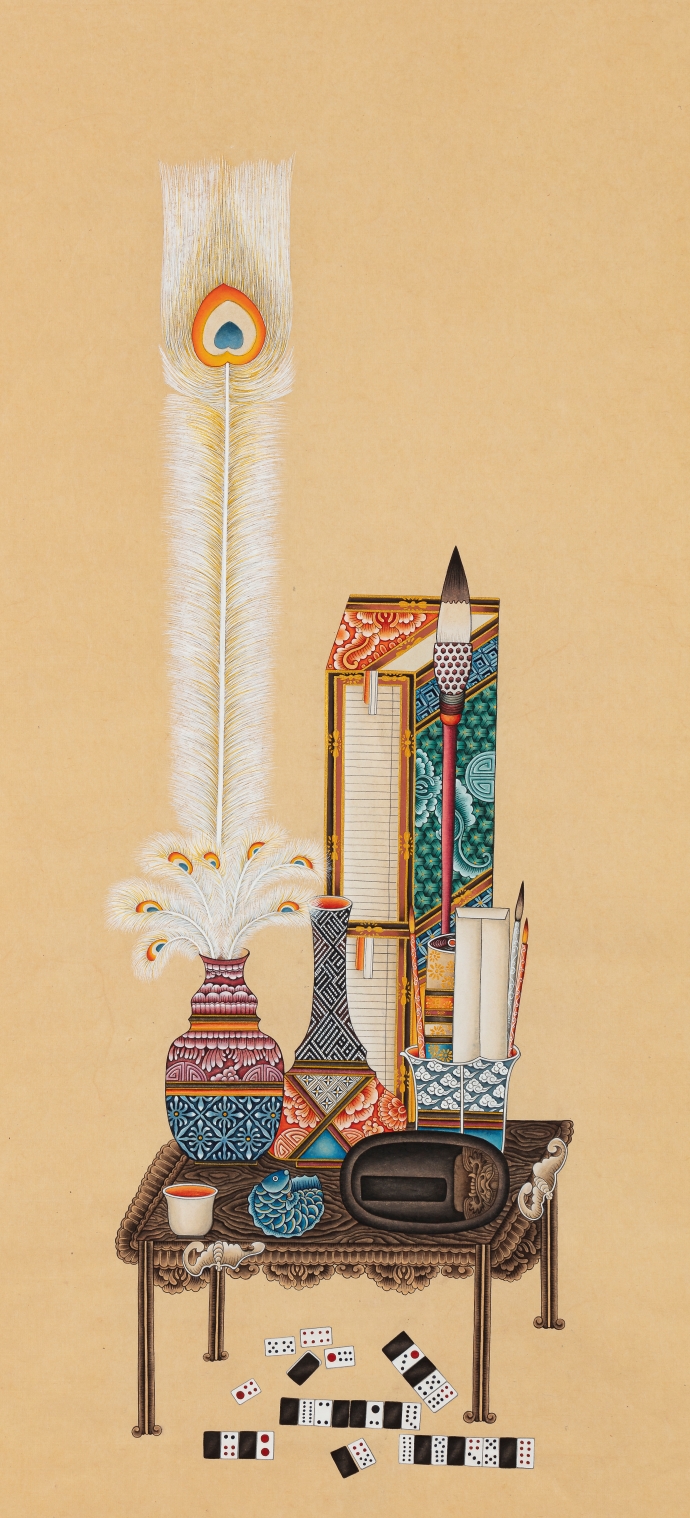 åŸ-A Scholars accoutrements 110x50cm, , ä, , ݺ, , 2024